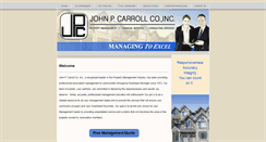 Desktop Screenshot of johnpcarrollco.com